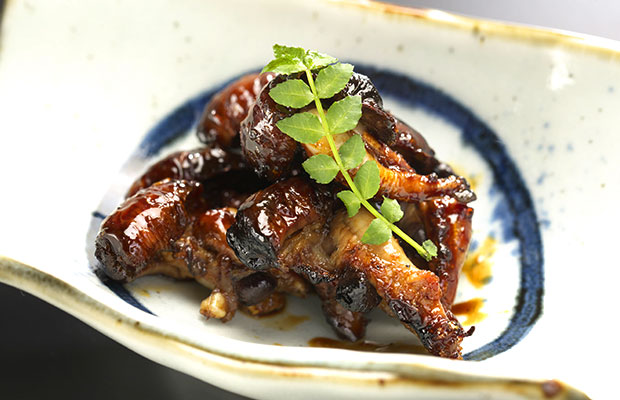 鰻肝焼き